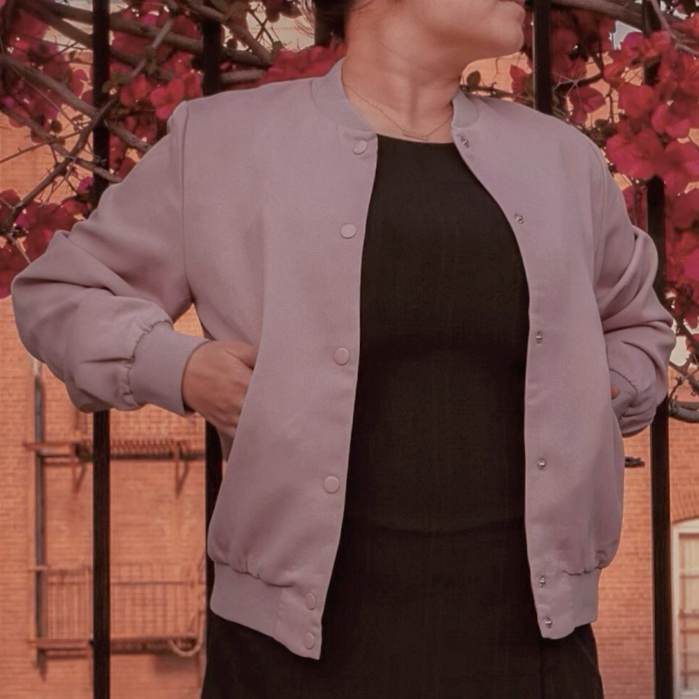 Blush Bomber Jacket